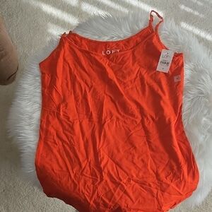 LOFT Bright Orange Camisole